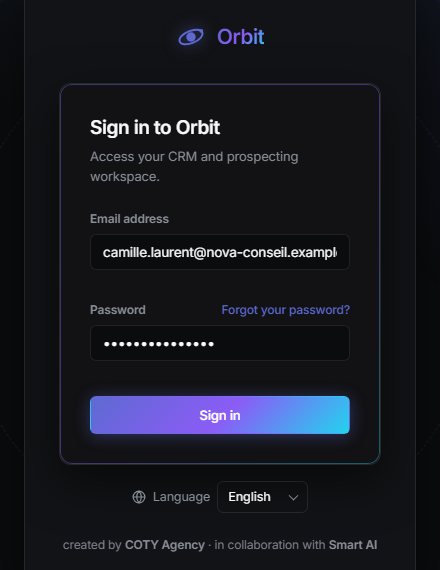 Sign-in screen