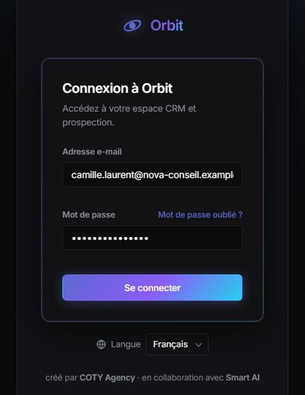 Écran de connexion